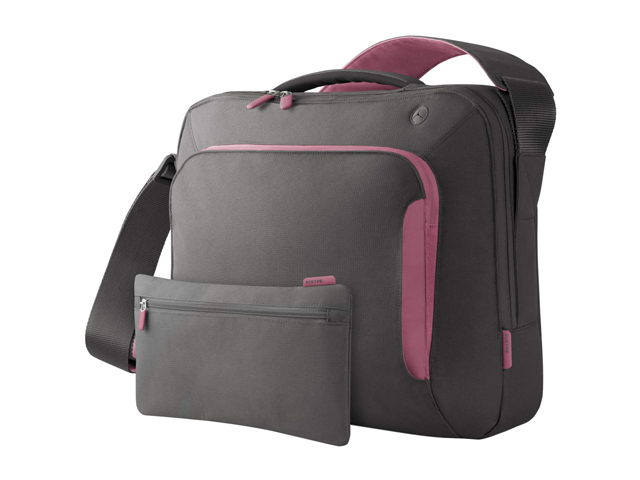    BELKIN Soft Gray/Flamingo Pink 15.4 Energy Collection 