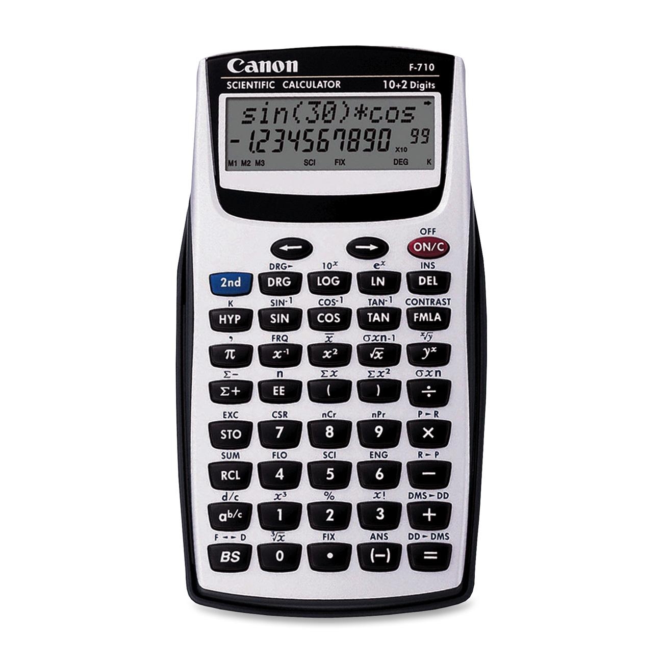 Canon USA F 710 F 710 Scientific Calculator, 12 Digit LCD