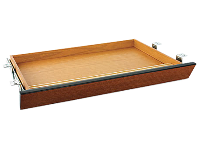 HON 1526H Laminate Angled Center Drawer, 26w x 15 3/8d x 2 1/2h, Bourbon Cherry