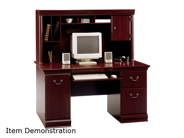 Bush Furniture Signature WC26620 03 Birmingham Collection Desk & Hutch 