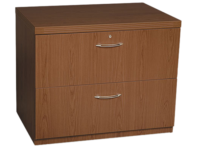 Mayline AFLF36LDC Aberdeen Series Freestanding Lateral File, 36w x 24d x 29½h, Mocha