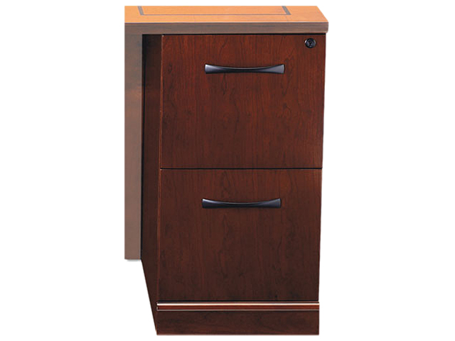 Mayline SRFFSCR Sorrento Series File/File Pedestal for Return Top, Bourbon Cherry