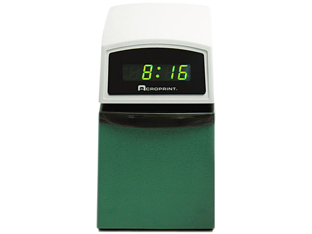 Acroprint 01 6000 001 ETC Digital Automatic Time Clock with Stamp