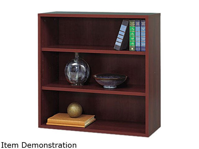 Safco Apres Open Bookcase, 30w x 12d x 30h, Mahogany