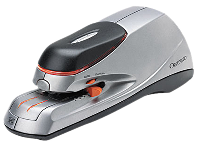 Swingline 48208 Optima Electric Stapler, 20 Sheet Capacity, Silver