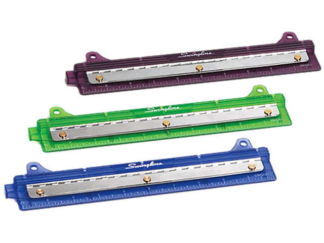 Swingline 74042 Three Sheet Three Hole Portable Punch, 9/32 Diameter Hole, Assorted Colors