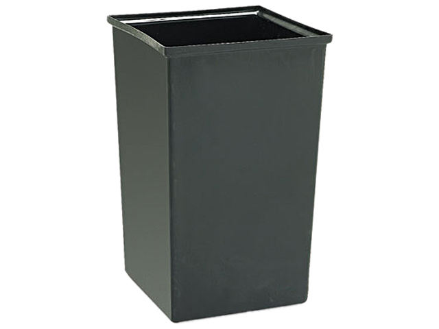 Safco 9669 Rigid Liner for SAF9728/SAF9729 Waste Receptacles, Plastic, 36 gal, Black