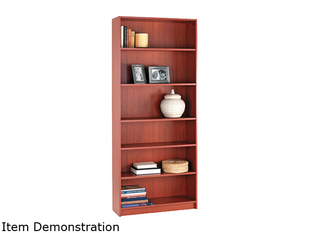 1870 Series Bookcase, Six Shelf, 36W X 11 1/2D X 84H, Henna Cherry