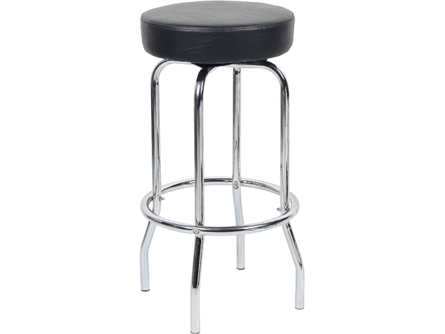 Boss Office Supplies B229 BK 29" Chrome/Black Stool