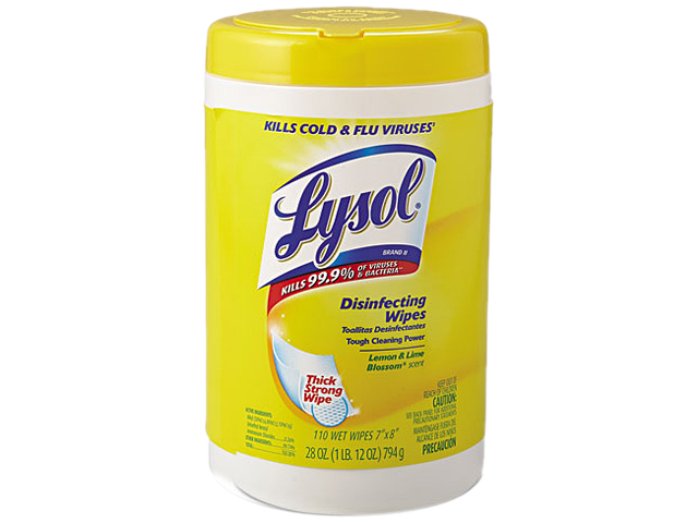 Reckitt Benckiser REC 78849 LYSOL Brand Disinfecting Wipes with Micro Lock Fibers