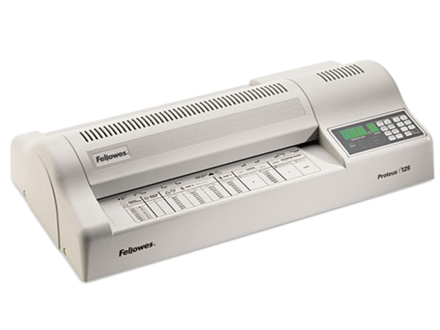 5709501 Fellowes Proteus 125 Laminator, 13" wide, 10mil Maximum Thickness