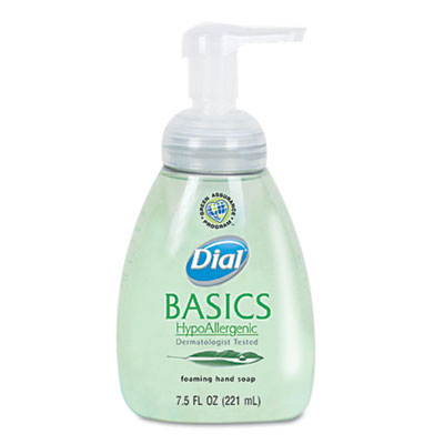 Dial 06042 Basics Foaming Hand Soap, 7.5 oz., Honeysuckle