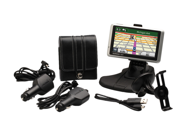 GARMIN 4.3" GPS Bundle Carrying Case & Friction Mount w/ Lifetime Map