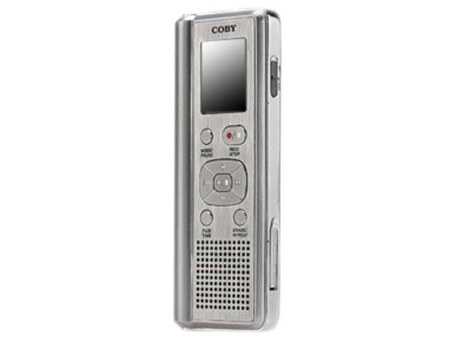 COBY CXR190 2G USB PC Interface Digital Voice Recorder with Integrated 