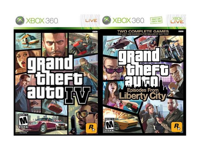 Grand Theft Auto IV/GTA Episodes of Liberty City Bundle Xbox 360 Game 