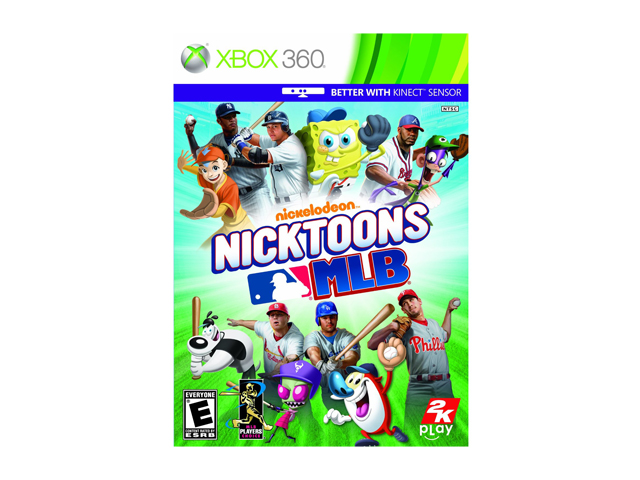    Nicktoons MLB Xbox 360 Game Take2 Interactive