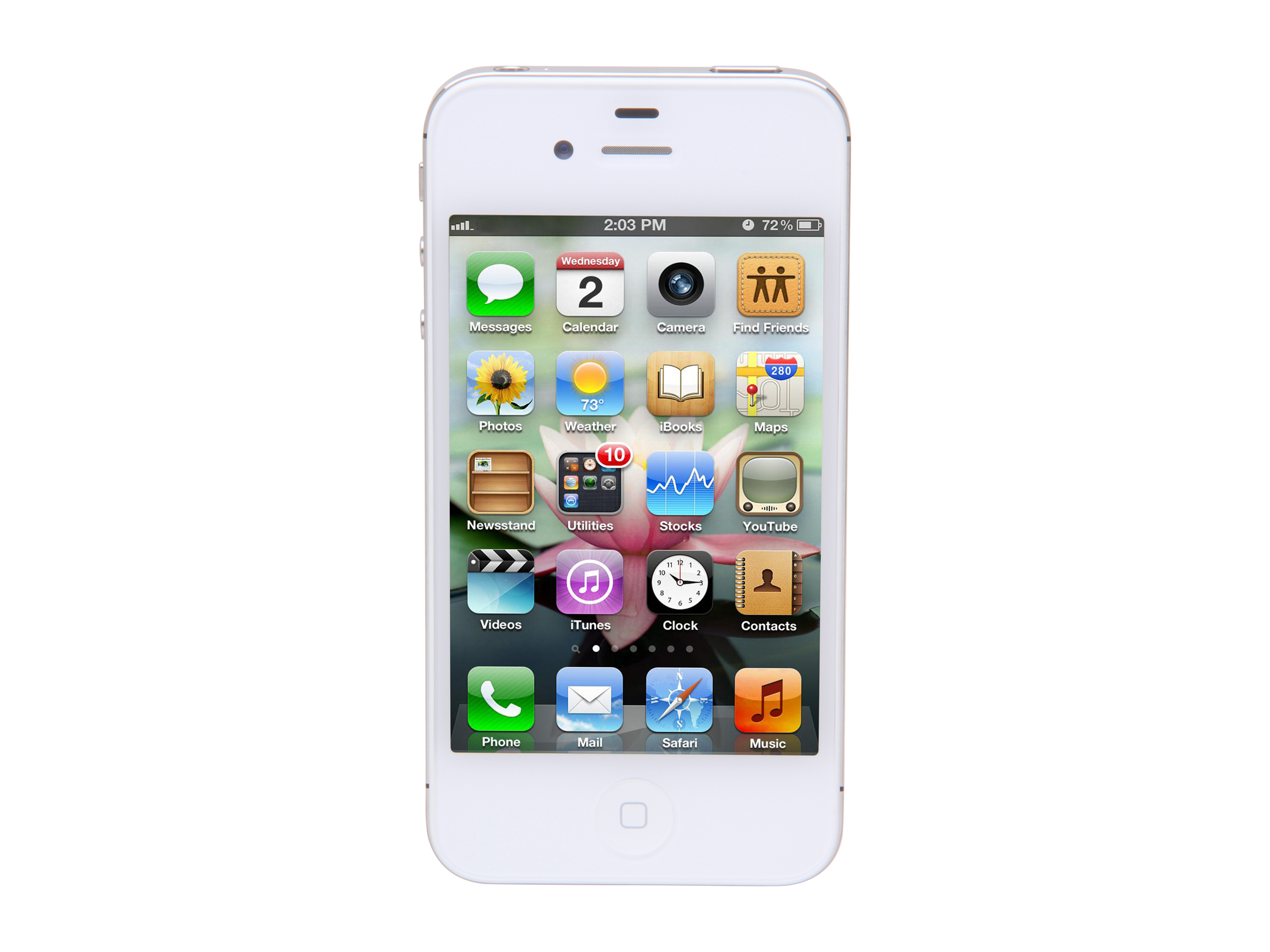 Unlocked AT&T Apple iPhone 5 White 4G LTE GSM Smart Phone with 4" Screen/ iOS 6 / 16GB Memory (MD635LL/A) 