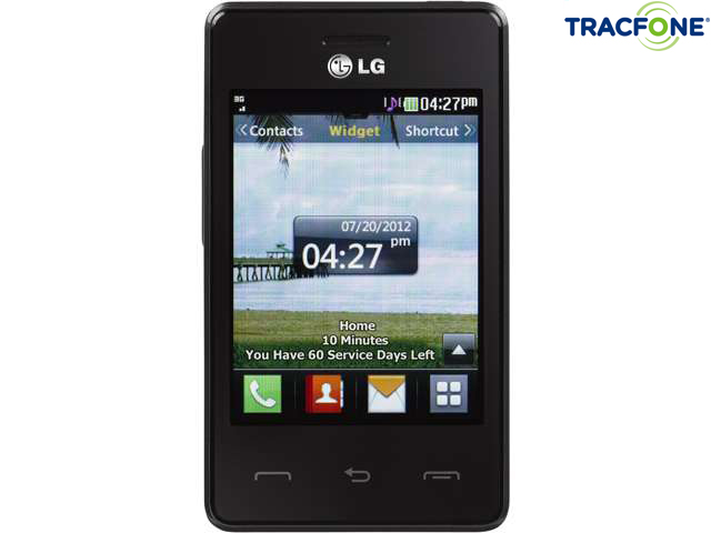 LG 840G Tracfone Cell Phone with 1 Year Tracfone Service, 1200 Minute (400 Minute Airtime Card) & Triple Minutes for Life