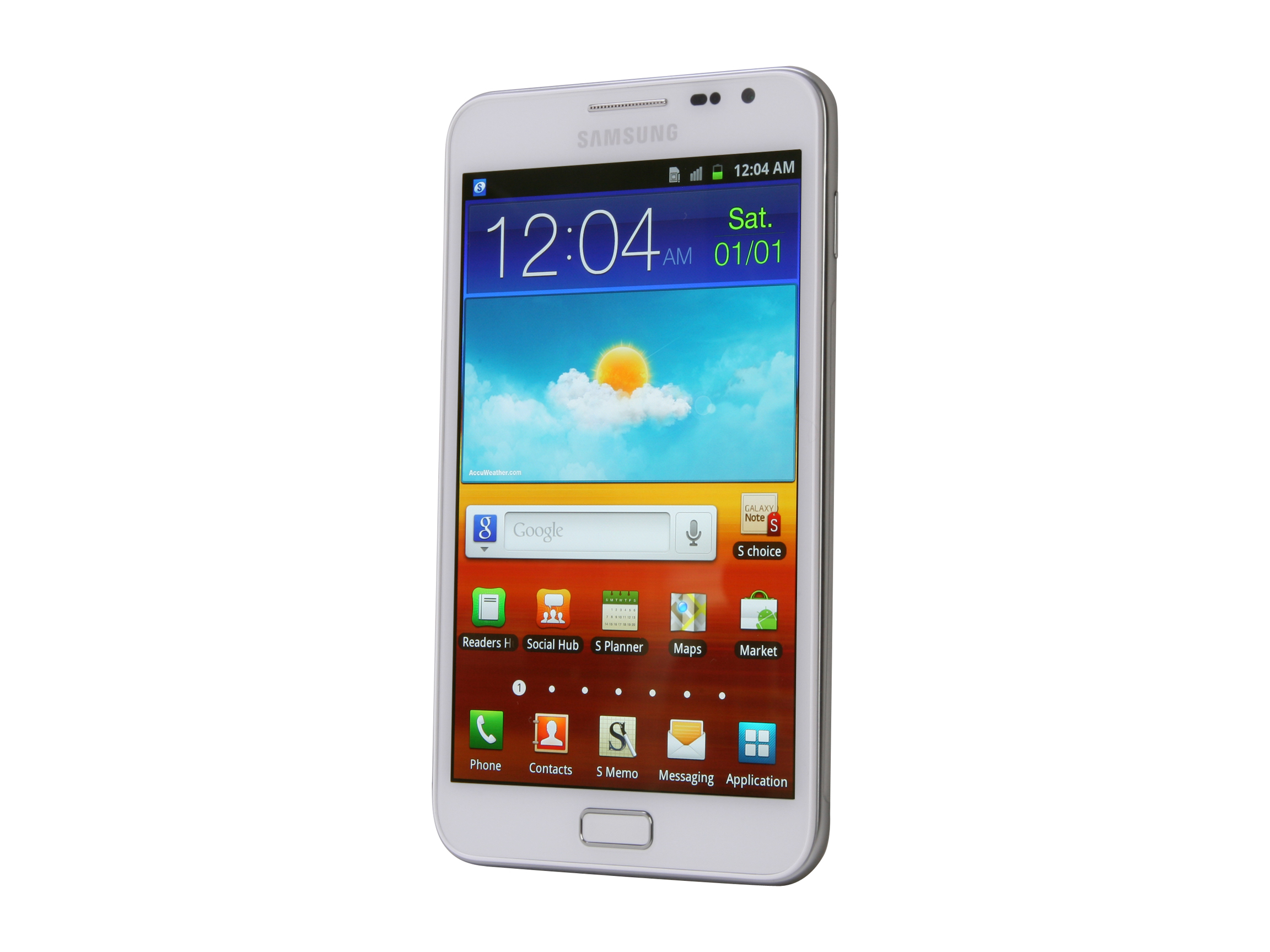Samsung Galaxy Note 16GB White 3G Unlocked GSM Smart Phone w/ Android OS 2.3 / 8 MP Camera (N7000)