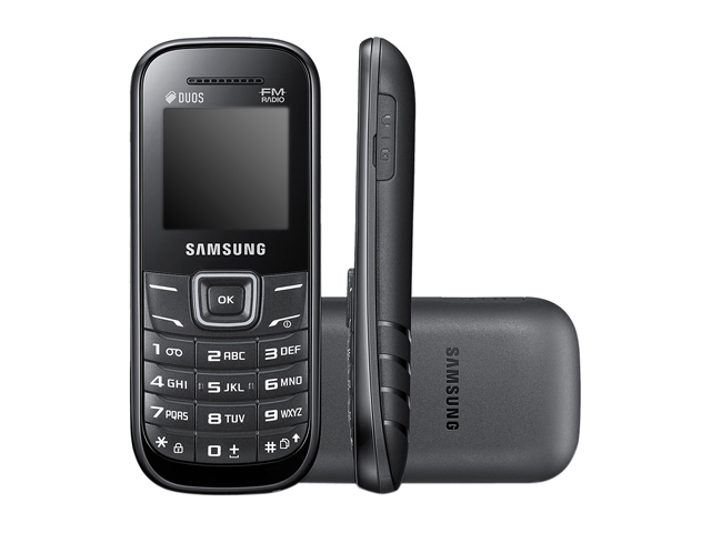 Samsung Keystone 2 E1205L Black Unlocked GSM Extreme Durability Cell Phone