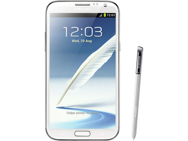 Samsung Galaxy Note 2 I317M 16GB 3G White Unlocked GSM Android Cell Phone 5.5" 2GB RAM