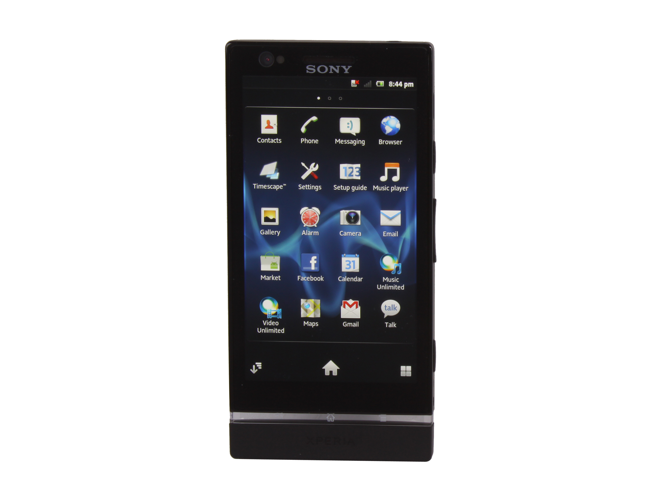 Sony Xperia P LT22i 16 GB (13 GB user available), 1 GB RAM Black Unlocked Android GSM Smart Phone with Sony WhiteMagic Technology / 4" Screen 4.0"