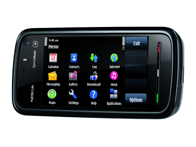Nokia 5800 XpressMusic Black unlocked GSM touch screen phone with Wi Fi & GPS