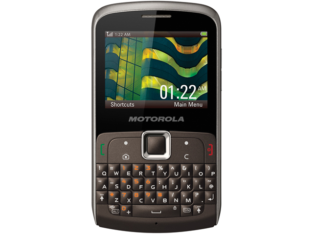 Motorola EX112 Titanium Unlocked GSM QWERTY Cell Phone