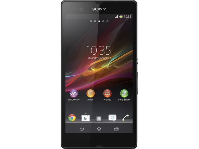 Sony Xperia Z C6602 HSPA+ Black 4G Quad Core 1.5GHz 16GB Unlocked Water Resistance Cell Phone U.S. Warranty