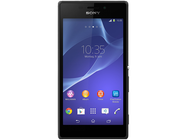 Sony Xperia M2 D2305 8 GB, 1 GB RAM Black Unlocked Cell Phone 4.8"