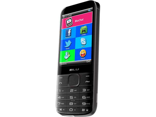Blu Diva X T372T Blue Unlocked GSM Dual SIM Cell Phone