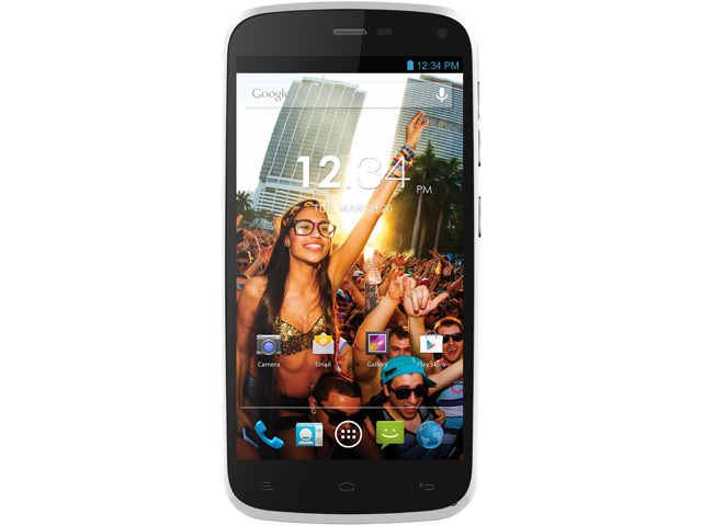 Blu Life Play L100A 4GB 3G White Unlocked GSM Dual SIM Android Cell Phone 4.7" 1GB RAM