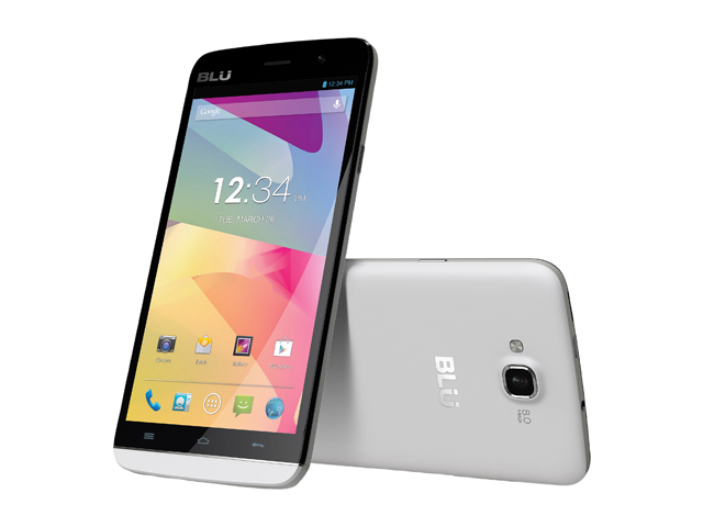 Blu Studio 5.5 S D630u White Quad Core 1.3GHz Unlocked GSM Dual SIM Android Cell Phone