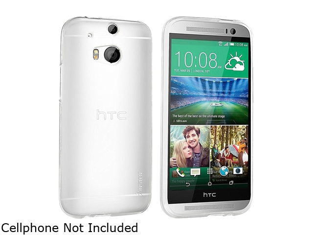Insten Clear Transparent TPU Rubber Skin Gel Back Shell Case For HTC One M8 2078998