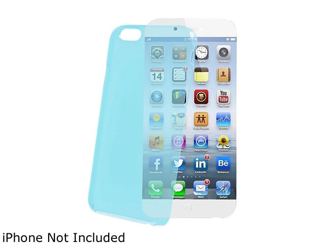 Insten Clear Blue Rear Clip on Slim Case for Apple iPhone 6 (4.7 inch) 1923802