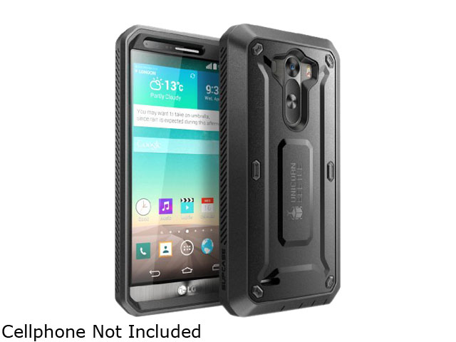 i Blason Black Dual Layer Holster Case for LG G3 Prime Series LG G3 Prime Black