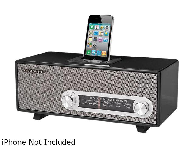 Crosley Ranchero Black Dock For iPhone/iPod CR3001A