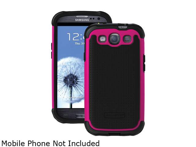 Ballistic Case Shell Gel (SG) Black / Pink Case For Samsung Galaxy S III SG0930 M365