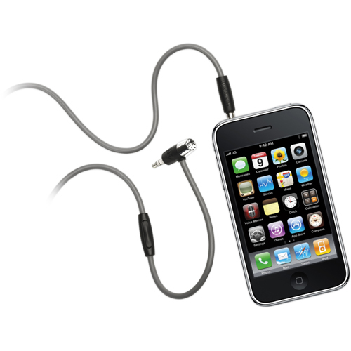    GRIFFIN Hands Free Mic w/ AUX Cable For iPhone (GC17090)