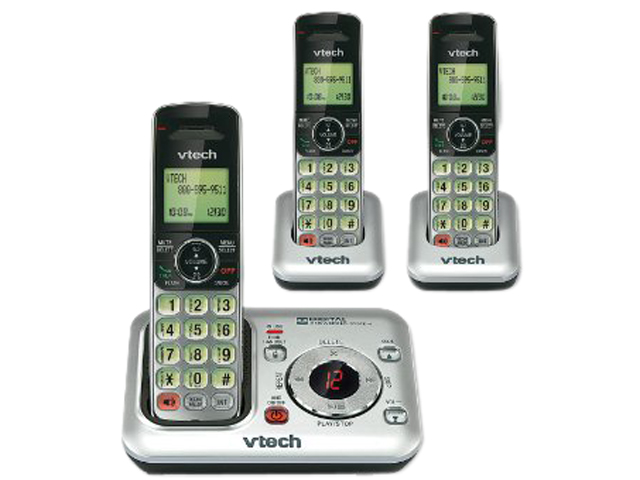 Vtech CS6629 3 Cordless Phone   DECT 6.0