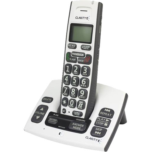 Clarity D613 1.9 GHz Digital DECT 6.0 1X Handsets Cordless Phone Integrated Answering Machine