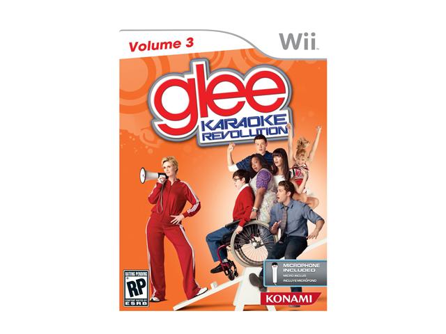    Karaoke Revolution Glee Volume 3 Bundle Wii Game KONAMI