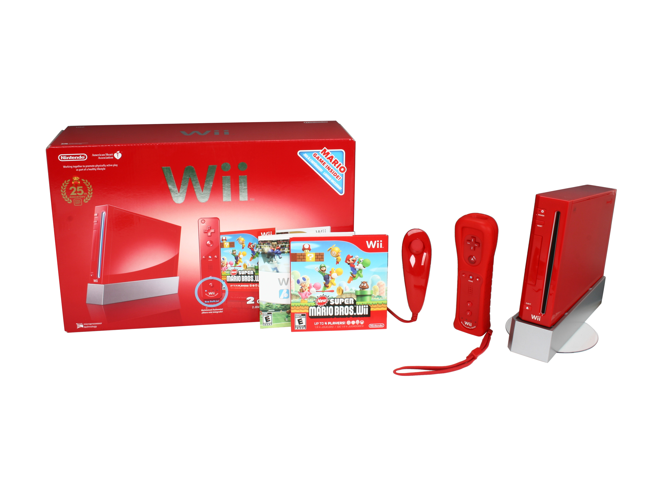 Nintendo Wii Bundle Red  Nintendo Wii Consoles