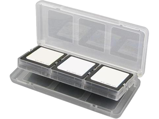 INSTEN For Nintendo DS / DS Lite / DSi / DSi LL / XL Game Card Case, Clear White