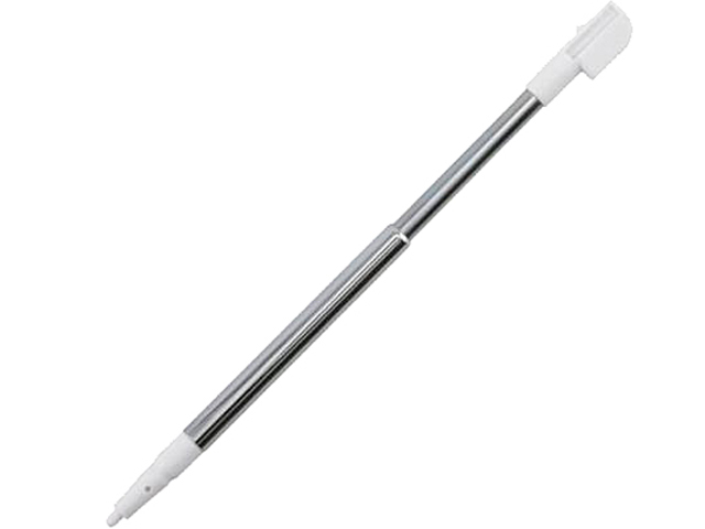 INSTEN Metal w/ White Cap Retractable Stylus For Nintendo DS Lite