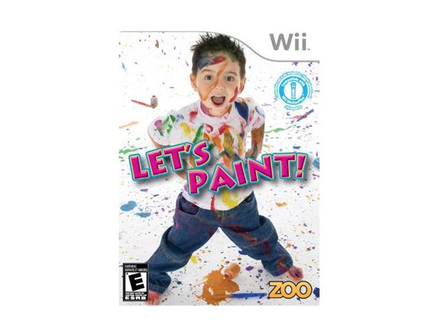    Lets Paint Wii Game Zoo Games