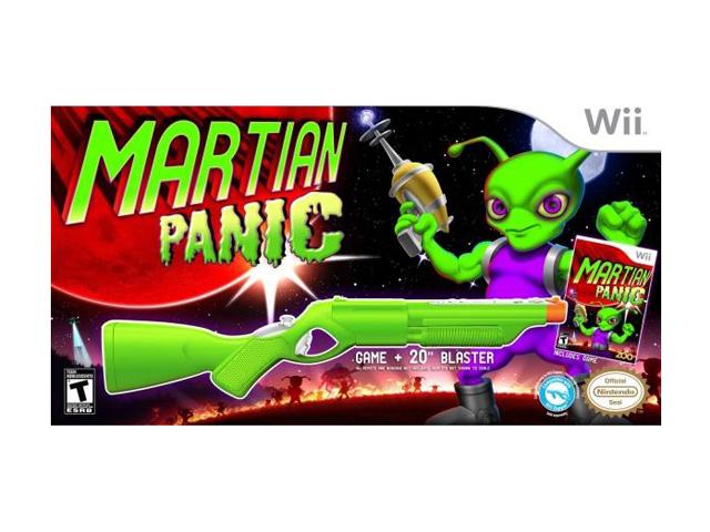    Martian Panic w/Blaster Bundle Wii Game Zoo Games