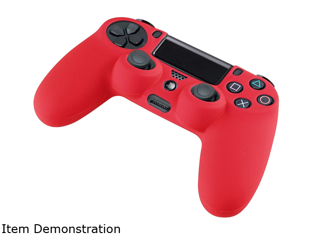 INSTEN Red Silicone Skin Case For Sony PS4 Playstation 4 Remote Controller