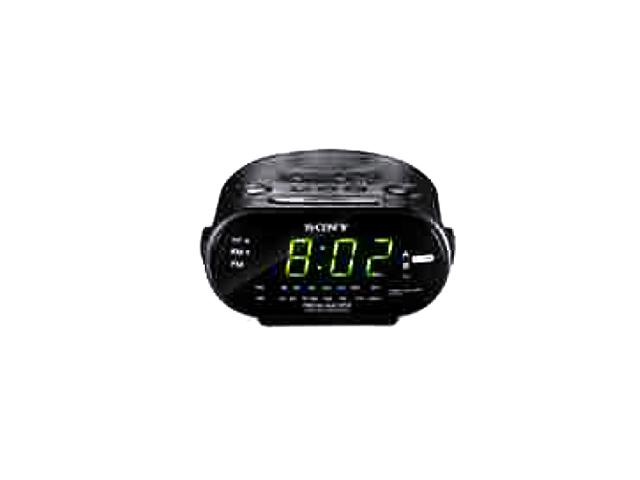 SONY Automatic Time Set Clock Radio with Dual Alarm ICF C318BLACK
