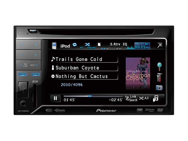   Double DIN DVD Multimedia AV Receiver with 5.8 Widescreen Display